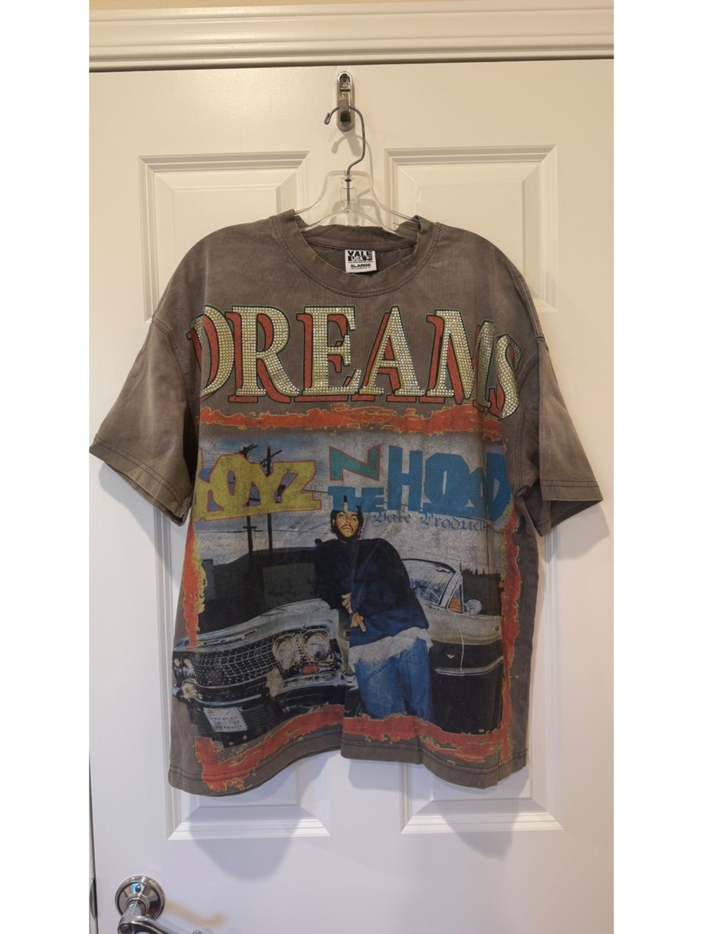 Vale Forever Dreams Nostalgia Bling Tee “Taupe” Size XL